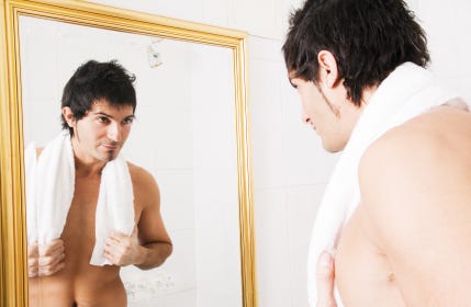 man mirror