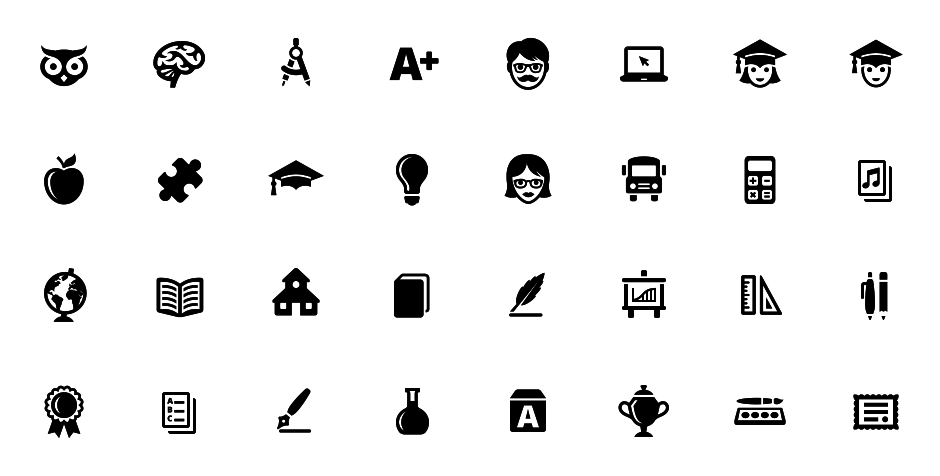 E-learning And Education Icons – The Iconfinder Blog