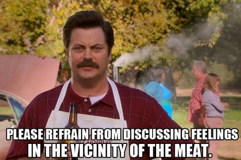 We Love Ron Swanson Only Because He's Not Real - Oddly ...