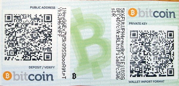 Bitcoin private key address generator