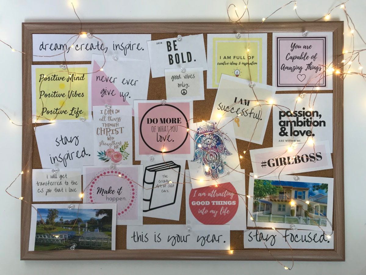 How To Create The Perfect Vision Board – Ideas Into Action – Medium