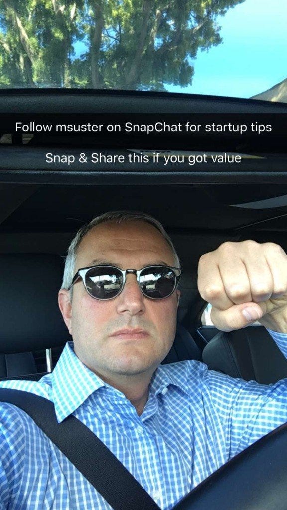 Follow Msuster on Snapchat
