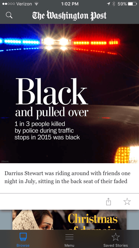 Crappy WaPo App