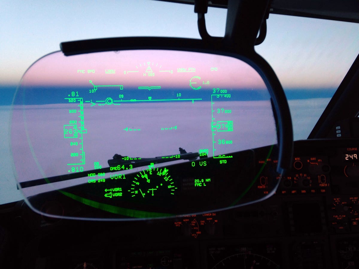 The airforce has used HUD (Head's Up Displays) for decades. This is an early form of AR.