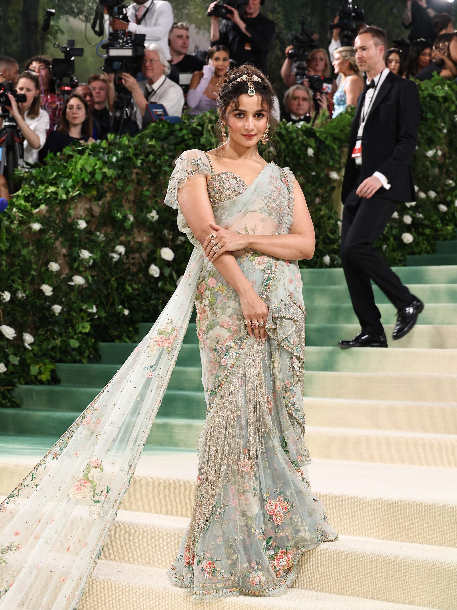 Alia Bhatt Met Gala 2024 in Sabyasachi