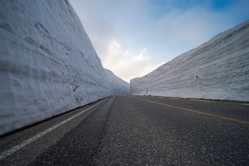 Though closed for winter, the Tateyama-Kurobe Alpine Route is one of Toyama’s most iconic destinations