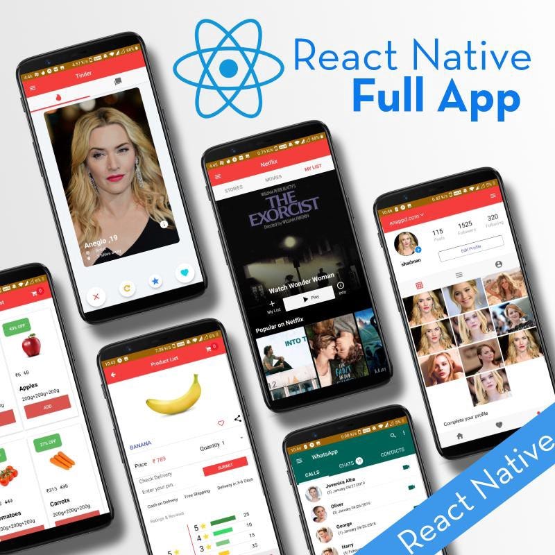React Native Full App by Enappd