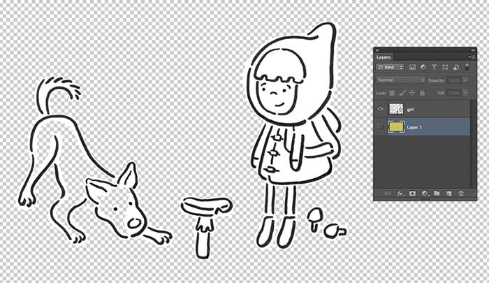 Because As You Can See Above Setting The Linework To Multiply Doesnt Really Get Rid Of Background It Just Sets Transparent And For A Book