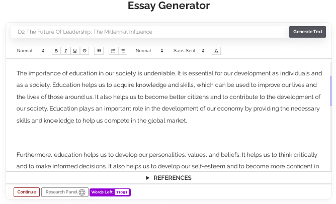 Essay Generator