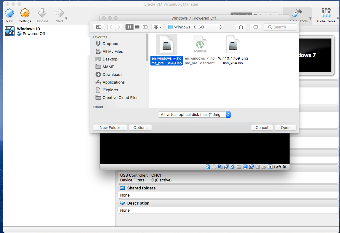 Mac os on virtualbox windows