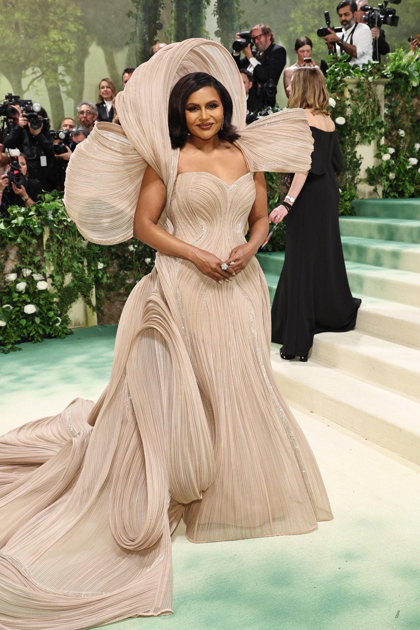 Mindy Kaling in Gaurav Gupta at the 2024 Met Gala