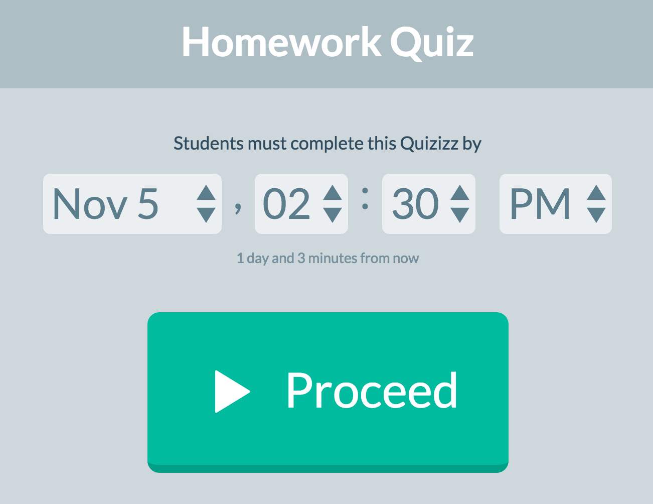 Should i do my homework now quiz