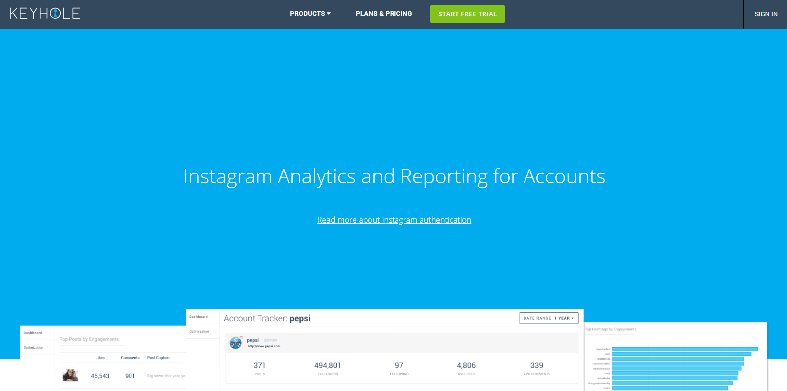 6 keyhole keyhole is one of the instagram analytics tools that not only provides you with performance metrics - the 6 best instagram analytics tools and metrics you need to track