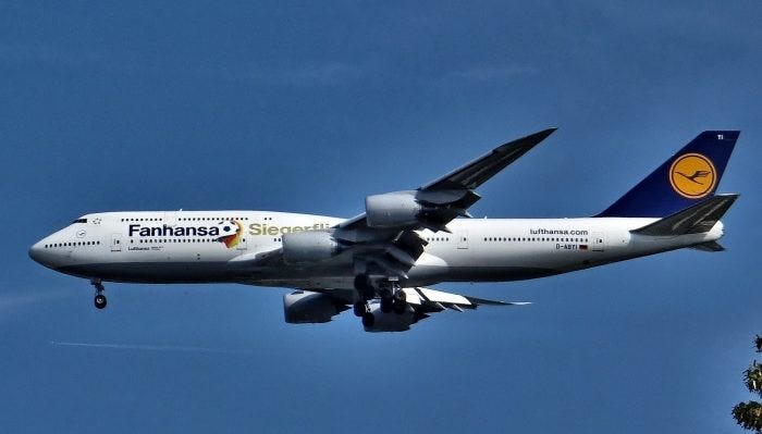 Lufthansa flight