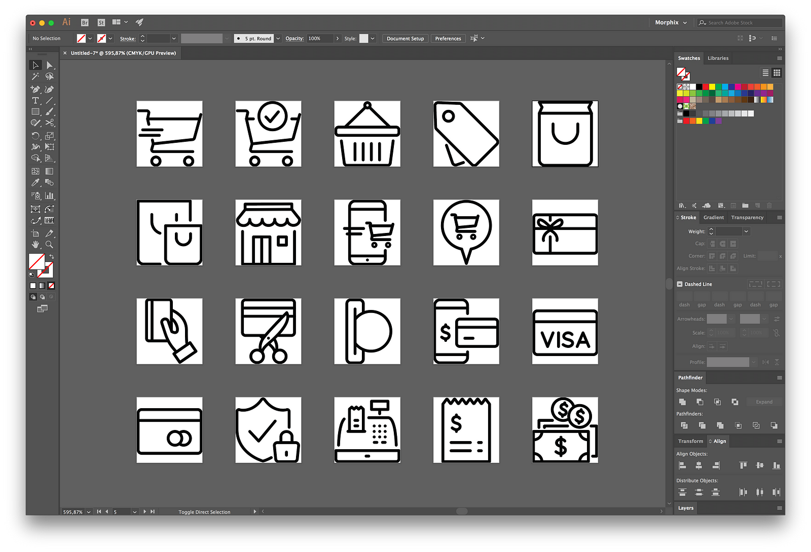 How To Export Vector Icons To Multiple Sizes And Formats In Adobe