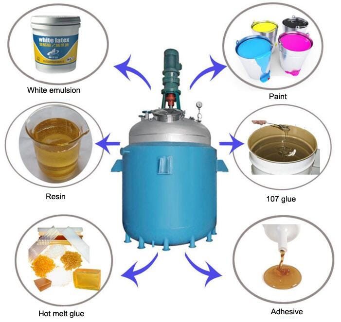 Could you tell me the chemical types of industrial mixers in JCT?
