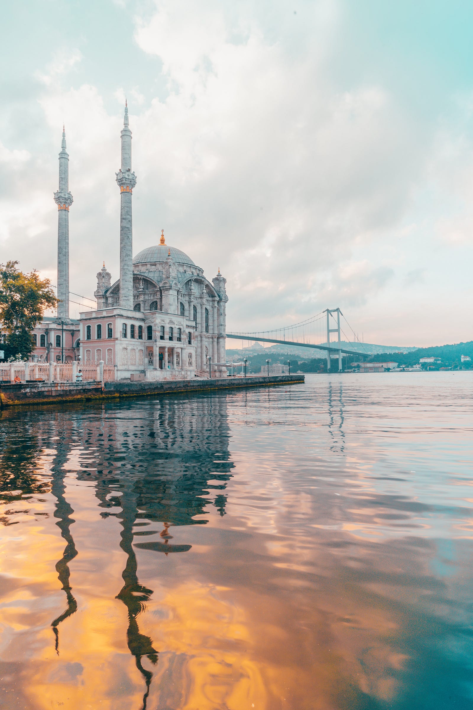 An historic waterfront building in Istanbul. Dr. Robert Waldinger, a professor of psychiatry at Harvard Medical School, explained to Men’s Journal that talking with strangers gives us little hits of energy and well-being by helping us feel connected to the world like we belong.