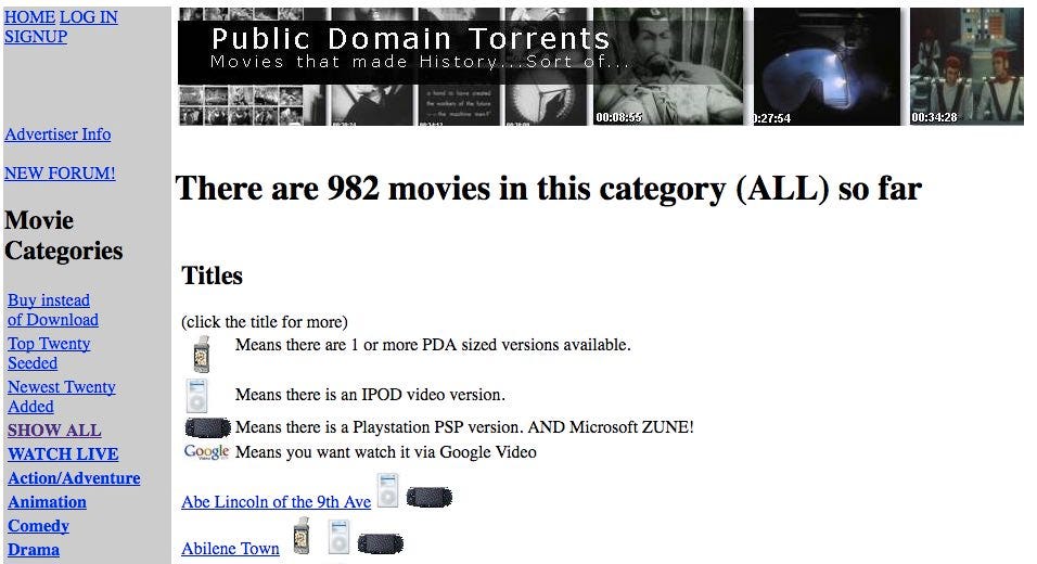 Image result for 8. PublicDomainTorrents