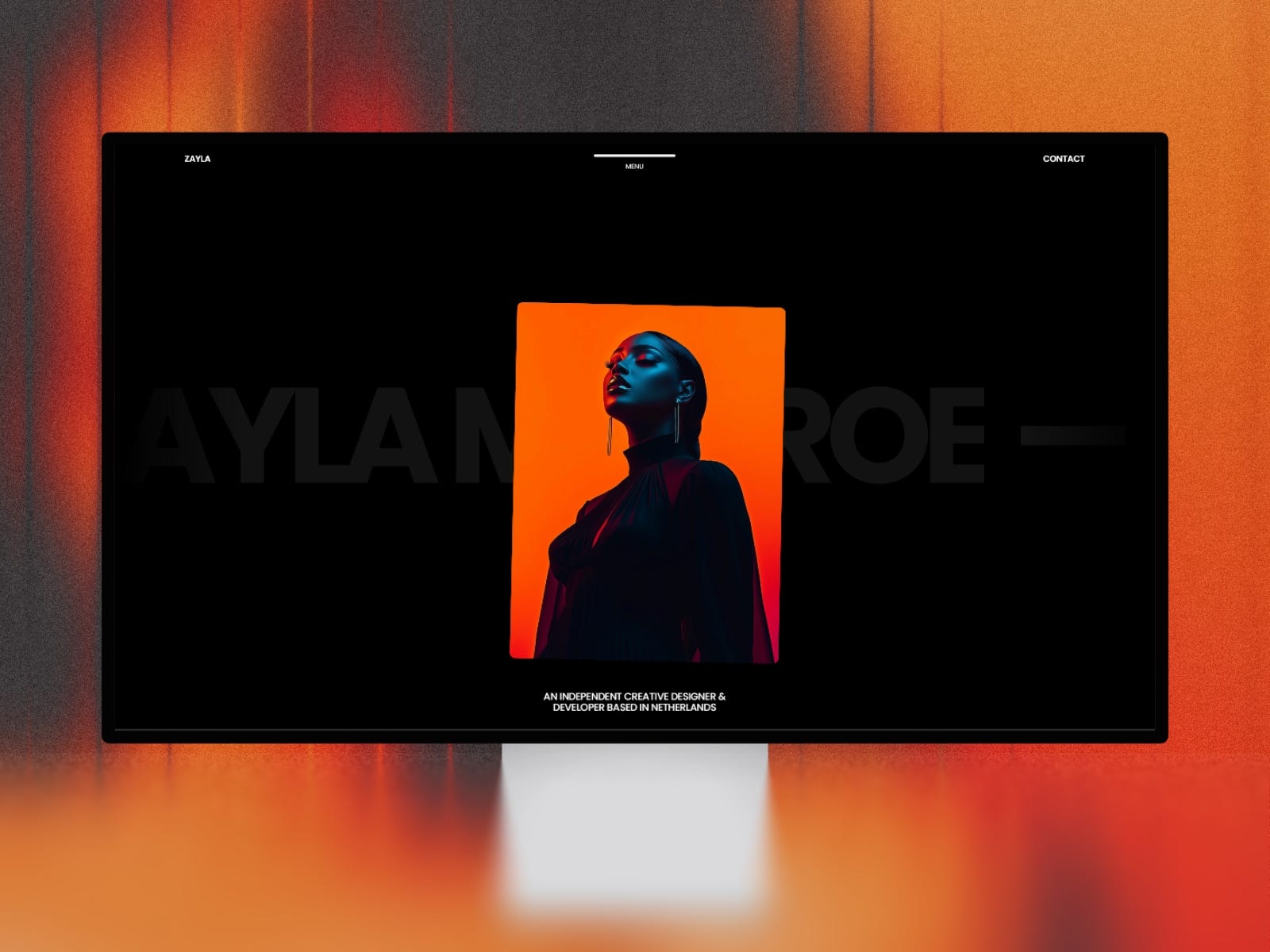 Zayla — Bold Portfolio Framer Template