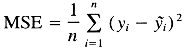 What Is The Mean Squared Error Calculation