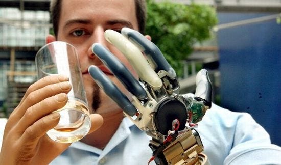 Kandlbauer's taught controlled bionic arm!