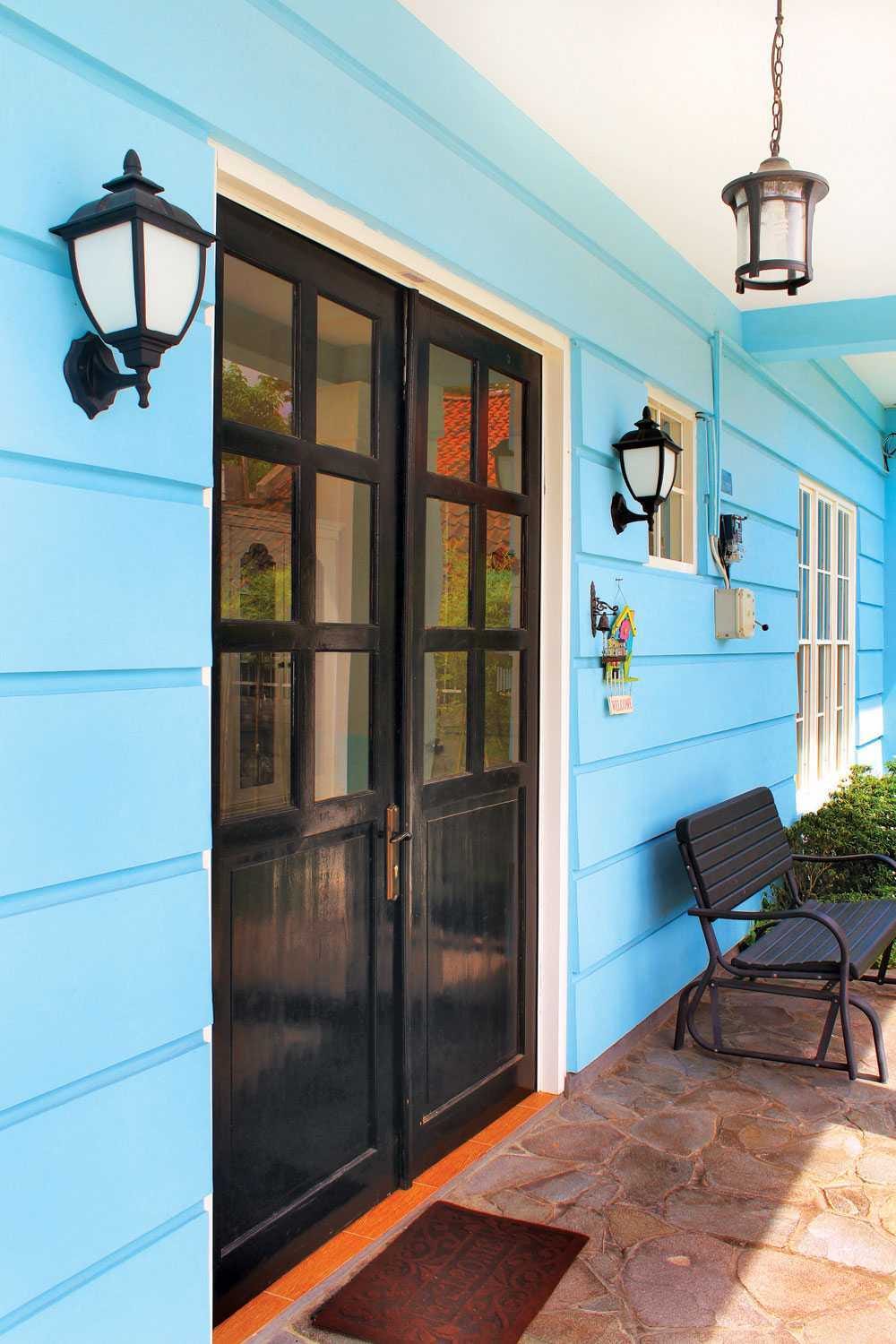  Cat  Rumah  Warna  Biru  Turquoise Deco Desain  Rumah 