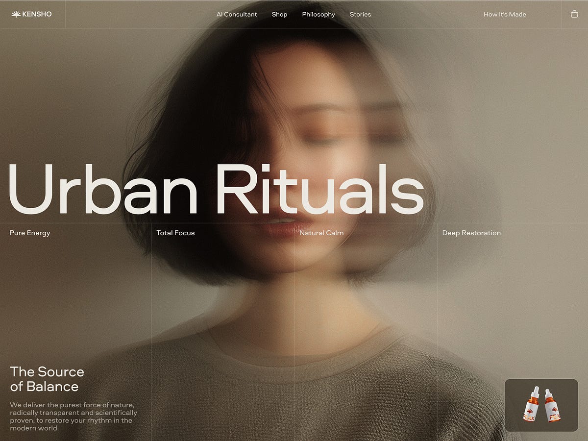 Visual Identity and Website Design for a Wellness Brand