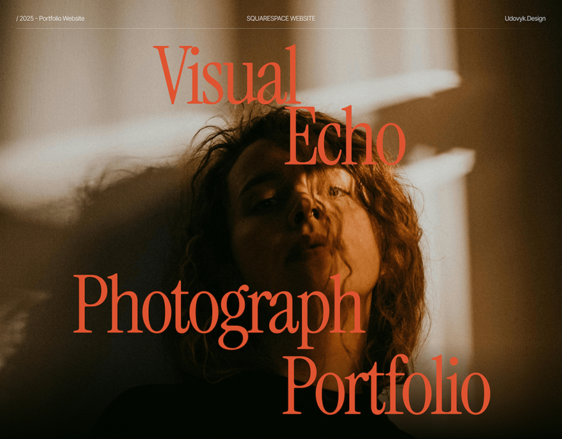 Squarespace Portfolio Website for Photographer