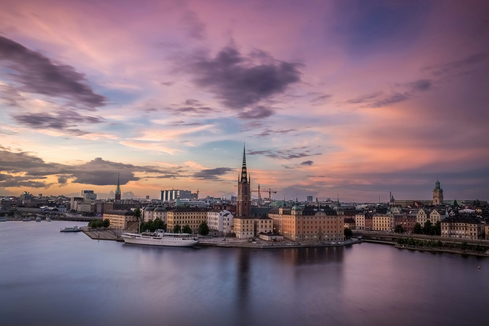 Stockholm, Sweden at sunrise. A new study from Uppsala University (Sweden) identifies blood biomarkers that may be an early warning system for heart attack.