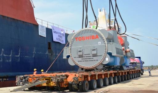 World Biggest : 409 Tons Generator and Excition System, India