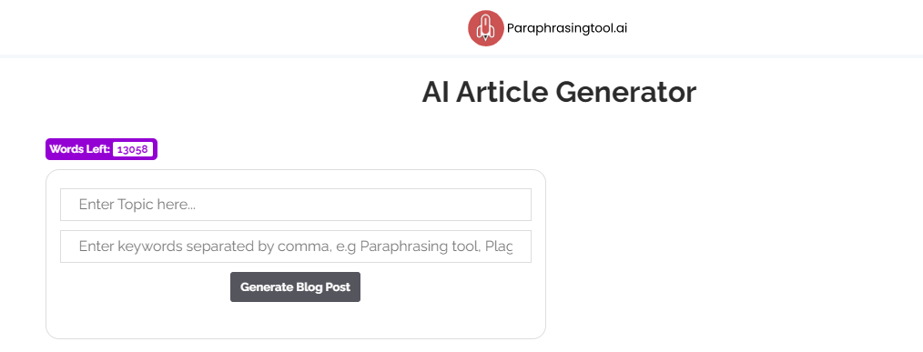 AI article Generator