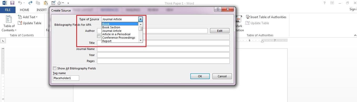 “Cite Your References”: Citation Tips And Tricks Using MS Word