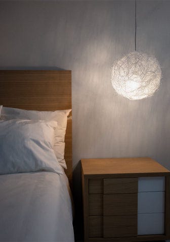 white ball lights . interesting lights.