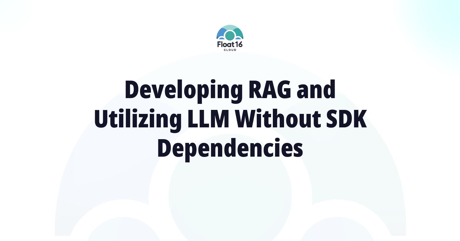 สร้าง RAG และใช้งาน LLM แบบไม่ง้อ SDK