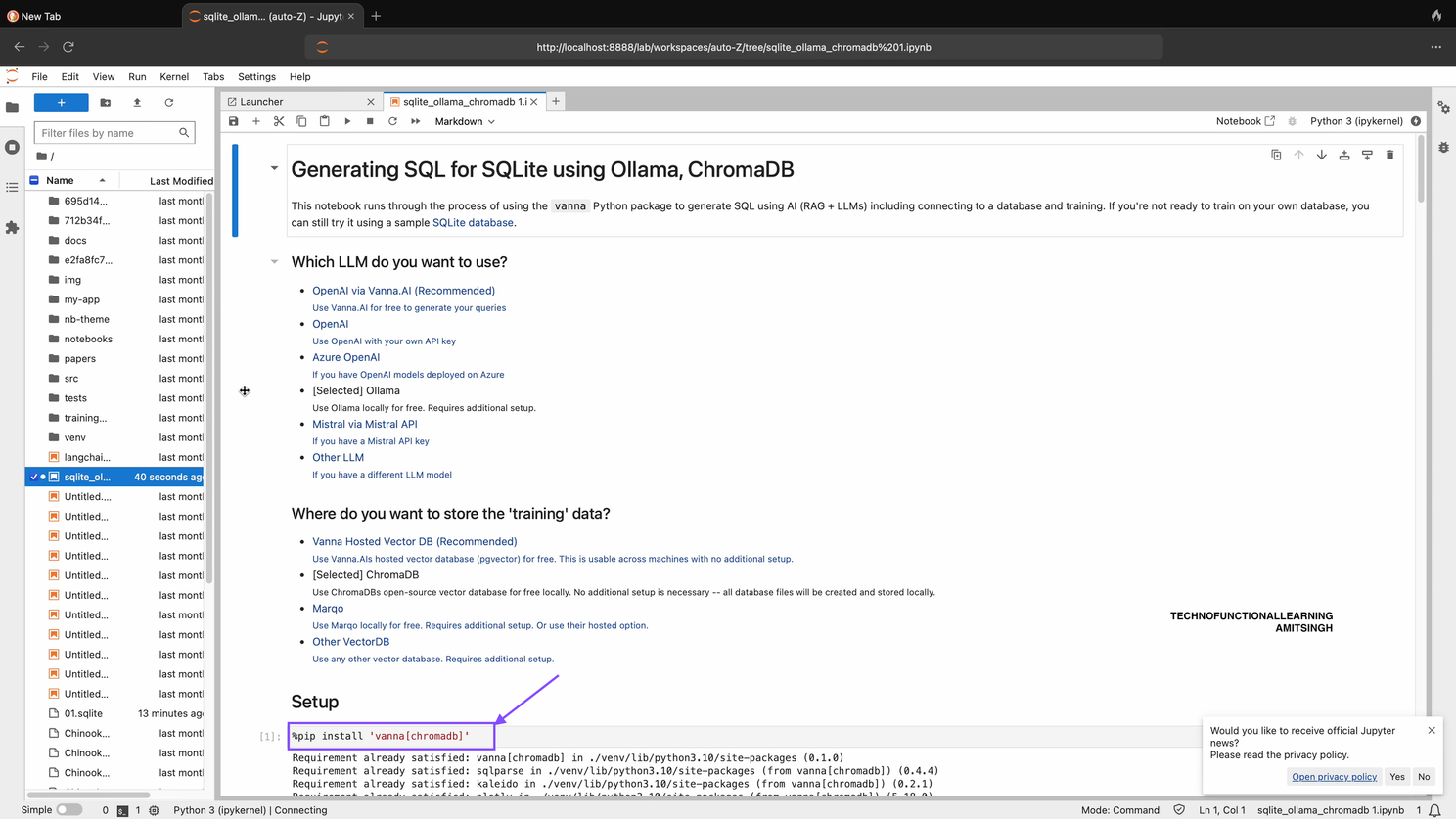Text to SQL Query & Automated Visualization with Vanna AI & Ollama (AI ...