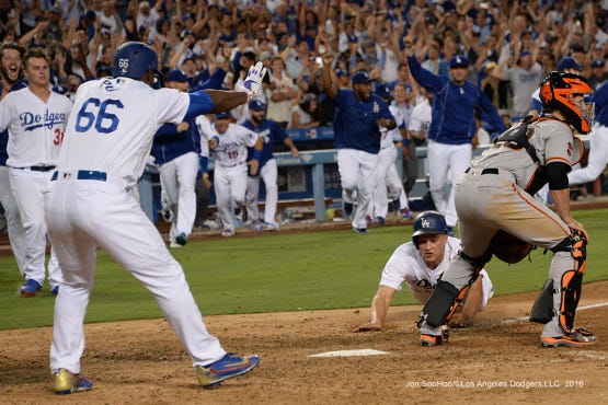 9/19/16 Something Current LAD 2,SF 1 By Jon SooHoo And Juan Ocampo - 555x370 - jpeg Adrian Gonzalez Walk Off