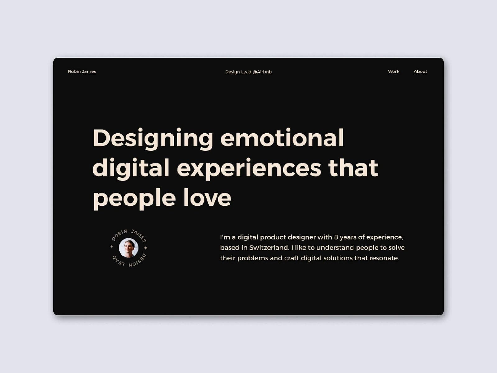 Bolder Framer Template