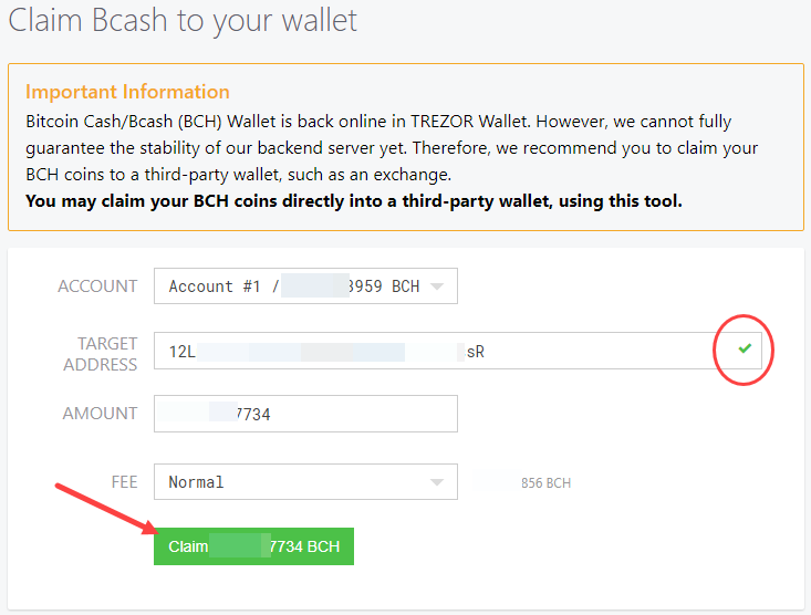 to cash wallet bitcoin trezor how from claim (BCH) to How TREZOR â€“ Bitcoin claim news Cash/Bcash with