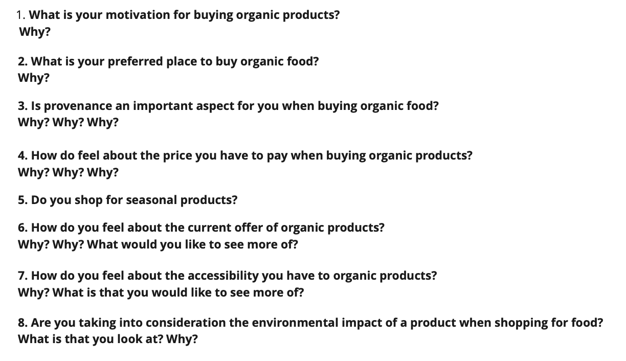 Organic Food Interview Questions Organic Food