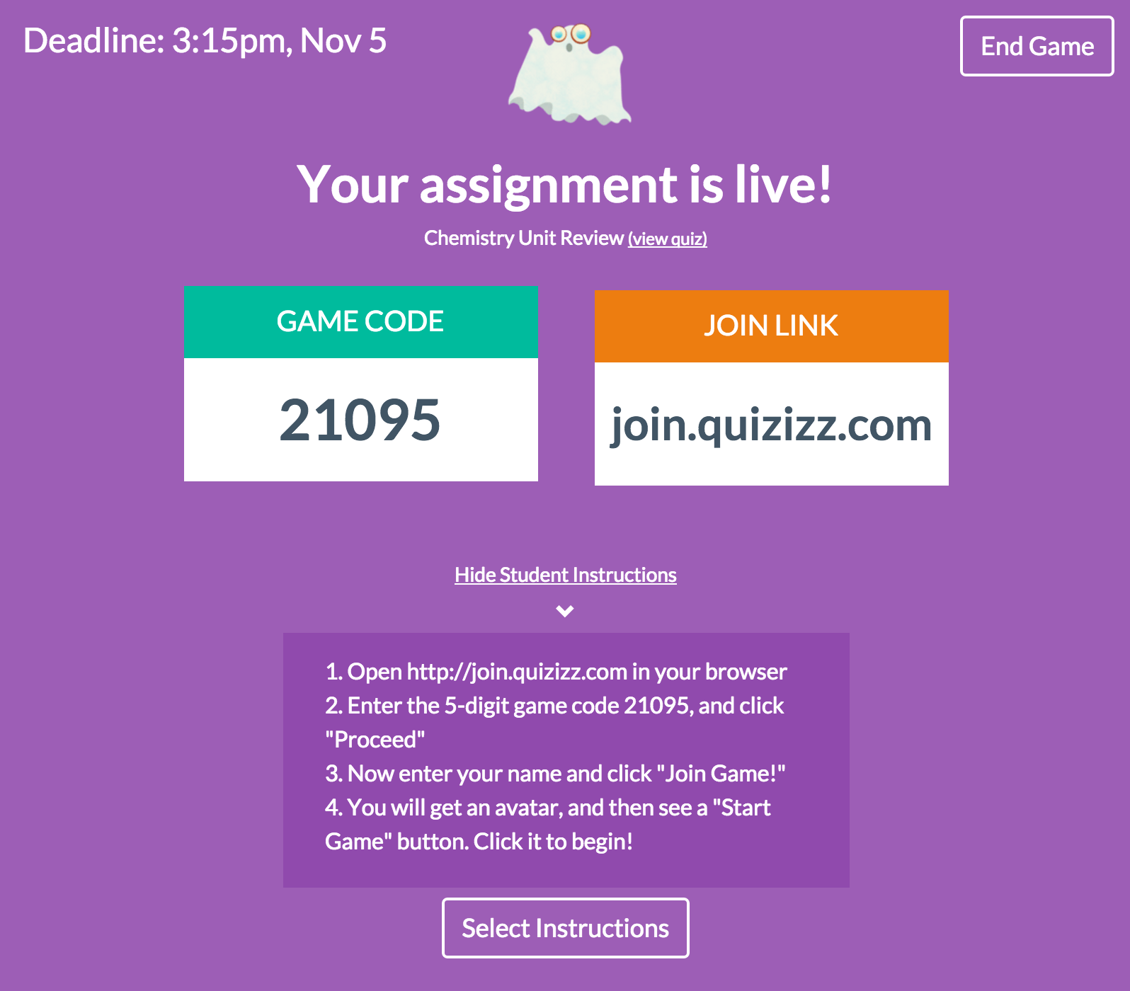 Quizizz Code