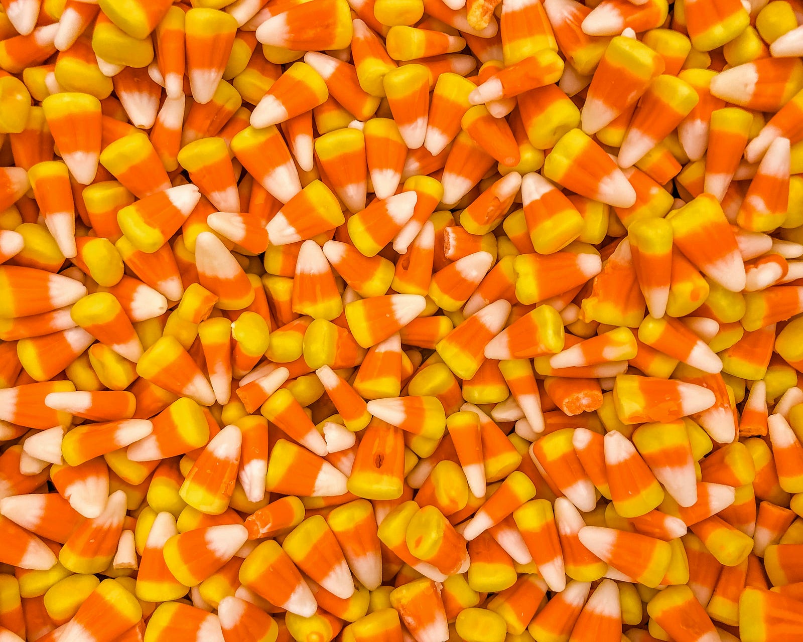 Candy corn. It contains the food color additive №3.