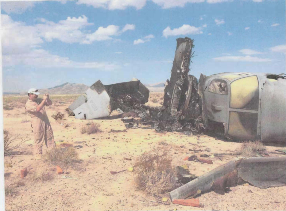 The aftermath of the hard landing. U.S. Marines photo