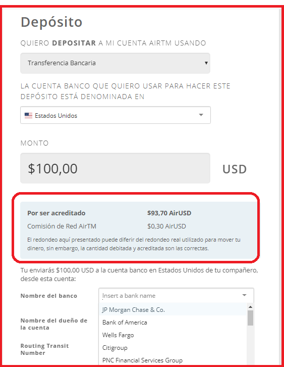¿Cómo enviar dinero desde una cuenta bancaria de Estados Unidos a