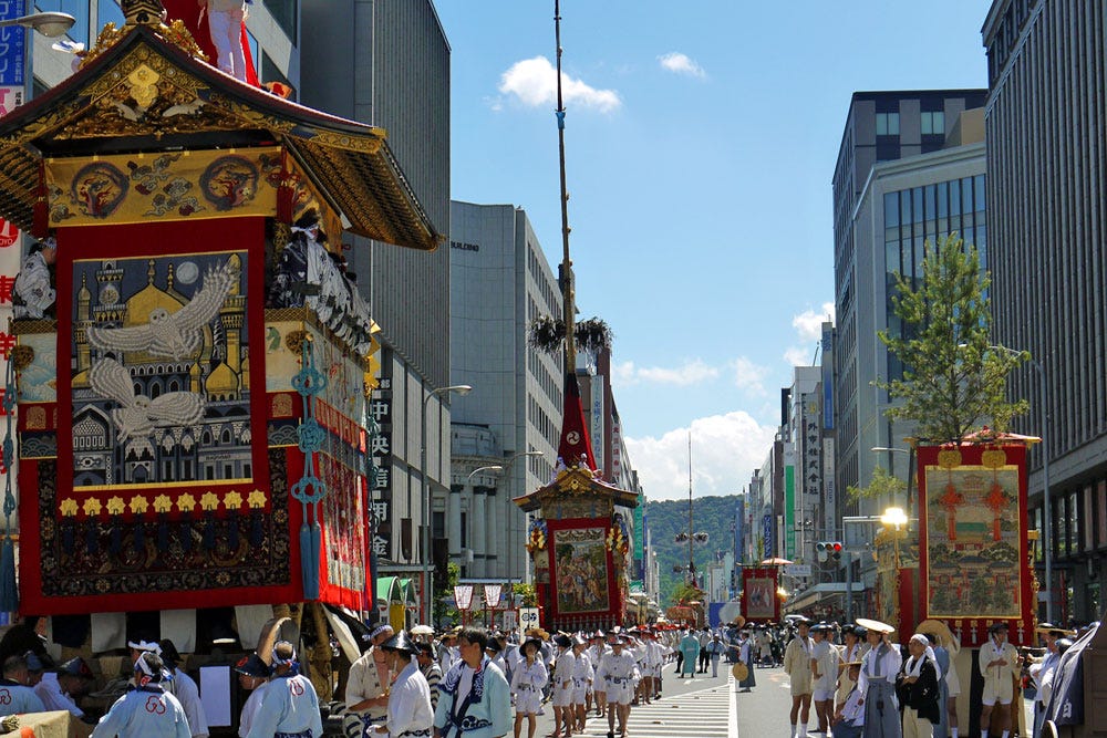 where to visit japan in july