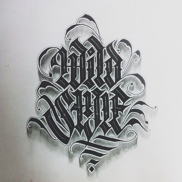 Lettering & Calligraphy Designs by Daniel Letterman