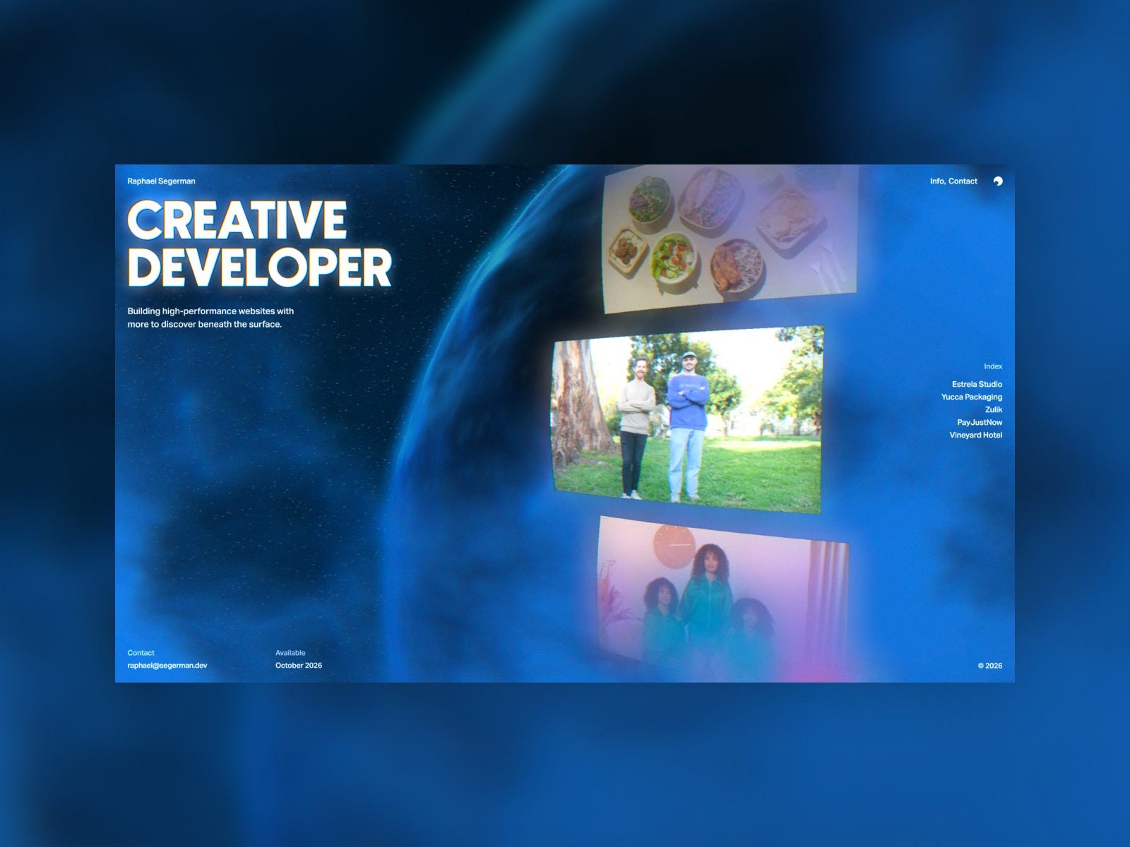 Raphael Segerman | Creative Developer