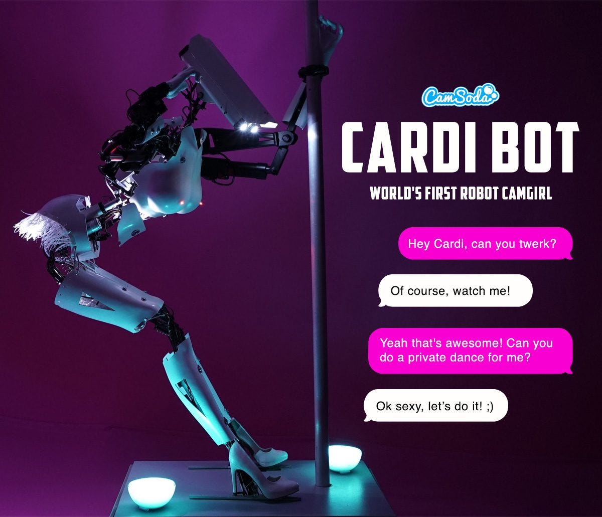 Dancing with Sex Robots? Yes You Cam! - Alice Bonasio - Medium