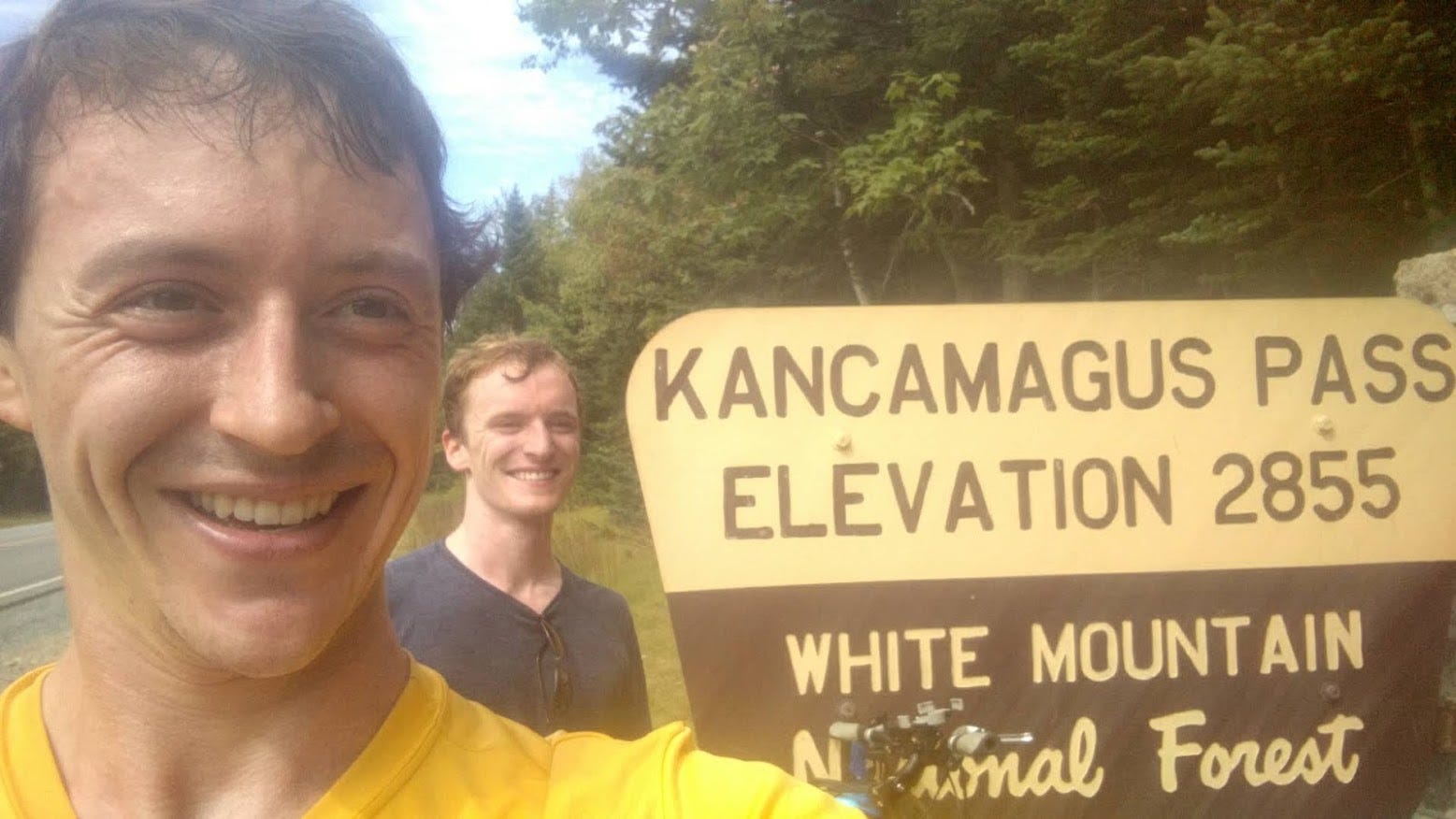 Kancamagus pass, White Mountains Bicycle Tour