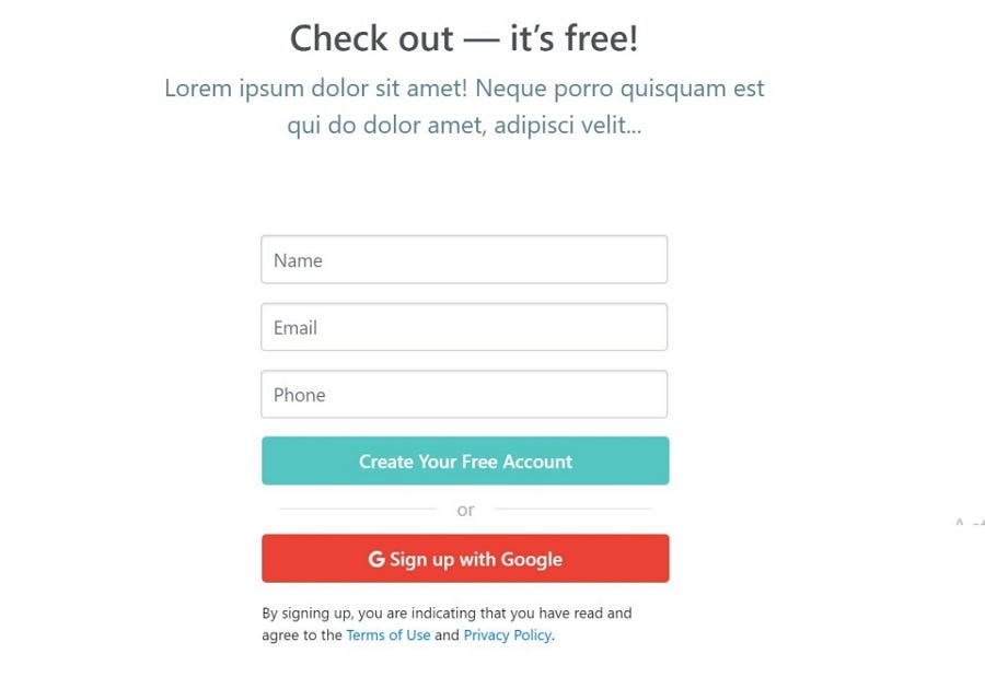 50 Best Free Bootstrap Form Templates & Examples In 2019