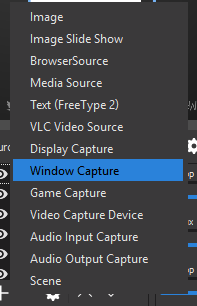 add a new window capture source - obs fortnite game capture black screen